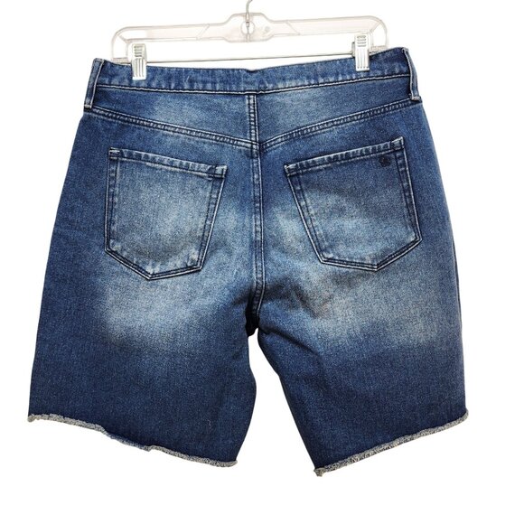 Jessica Simpson Brentwood Relaxed Denim Shorts Size 30 Distressed Blue Womens - Picture 2 of 7